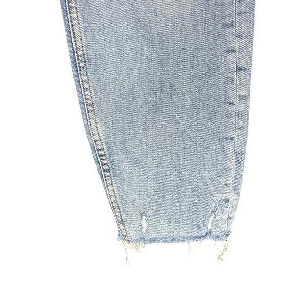 Zara women’s slim boyfriend light wash denim blue jeans sz 8 preloved di… - Picture 6 of 7